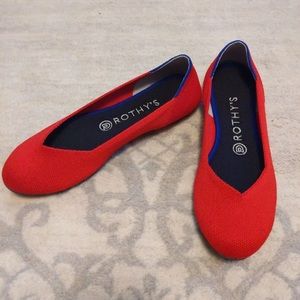 Rothy’s Red shoes